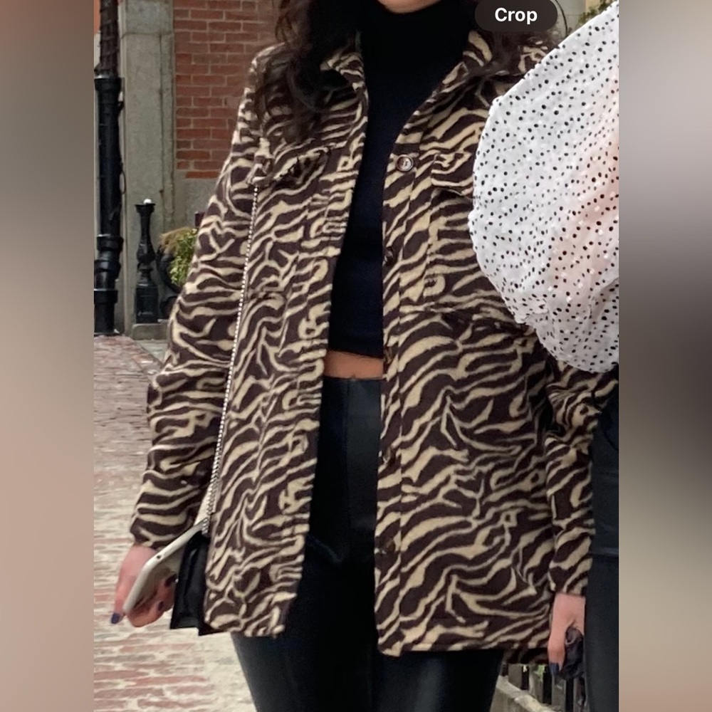 Leopard shacket